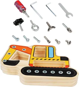 1 Set Interactive Screwdriver Board for Educational Sensory Plaything for Shape Recognition Safe and Practical Accessory for Sharing with Friends