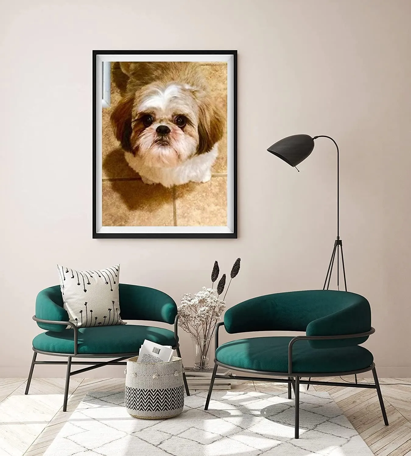 1000 Pieces Jigsaw Puzzles for Adults Wooden Jigsaw Puzzle Shih Tzu Cute Puppies Puzzles DIY Home Decor Wall Art Fun Game Preschool Toy Gift for Family Dad Mom Wife Friends