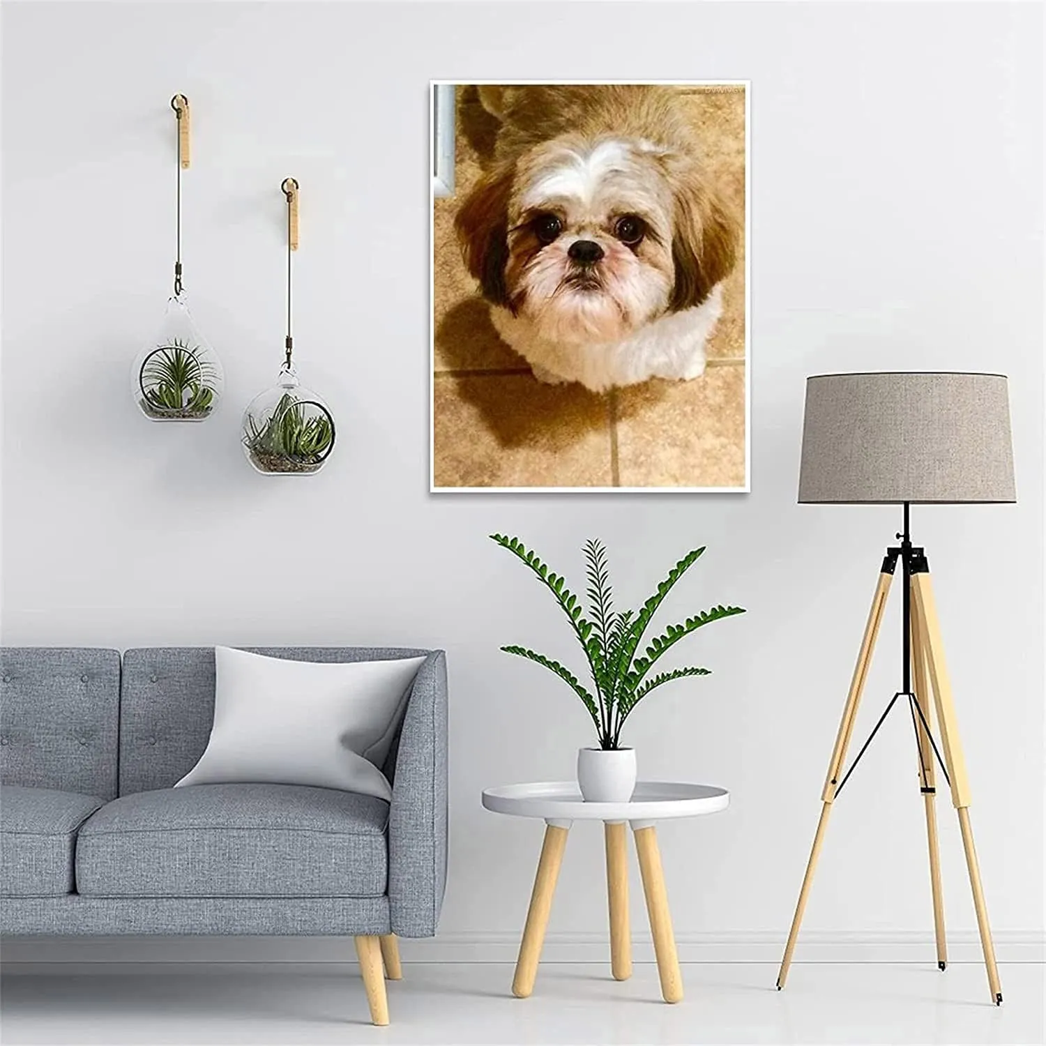 1000 Pieces Jigsaw Puzzles for Adults Wooden Jigsaw Puzzle Shih Tzu Cute Puppies Puzzles DIY Home Decor Wall Art Fun Game Preschool Toy Gift for Family Dad Mom Wife Friends