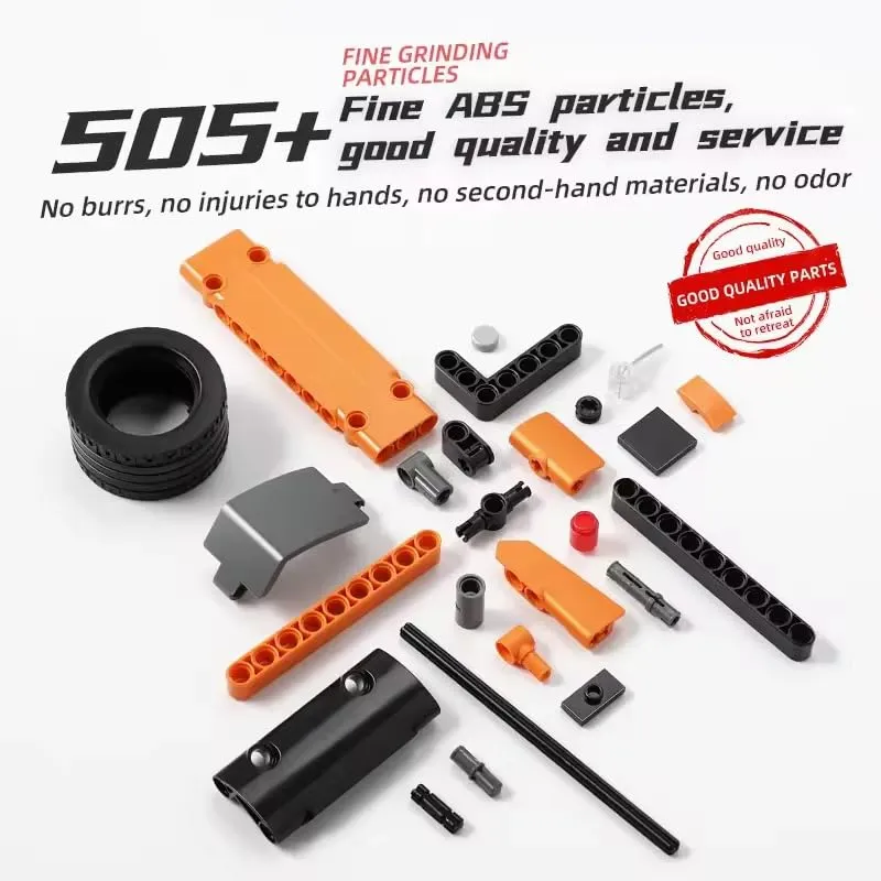 1:18 Scale Pull Back Racing Car Building Block Set (6 Years till Grown Ups)