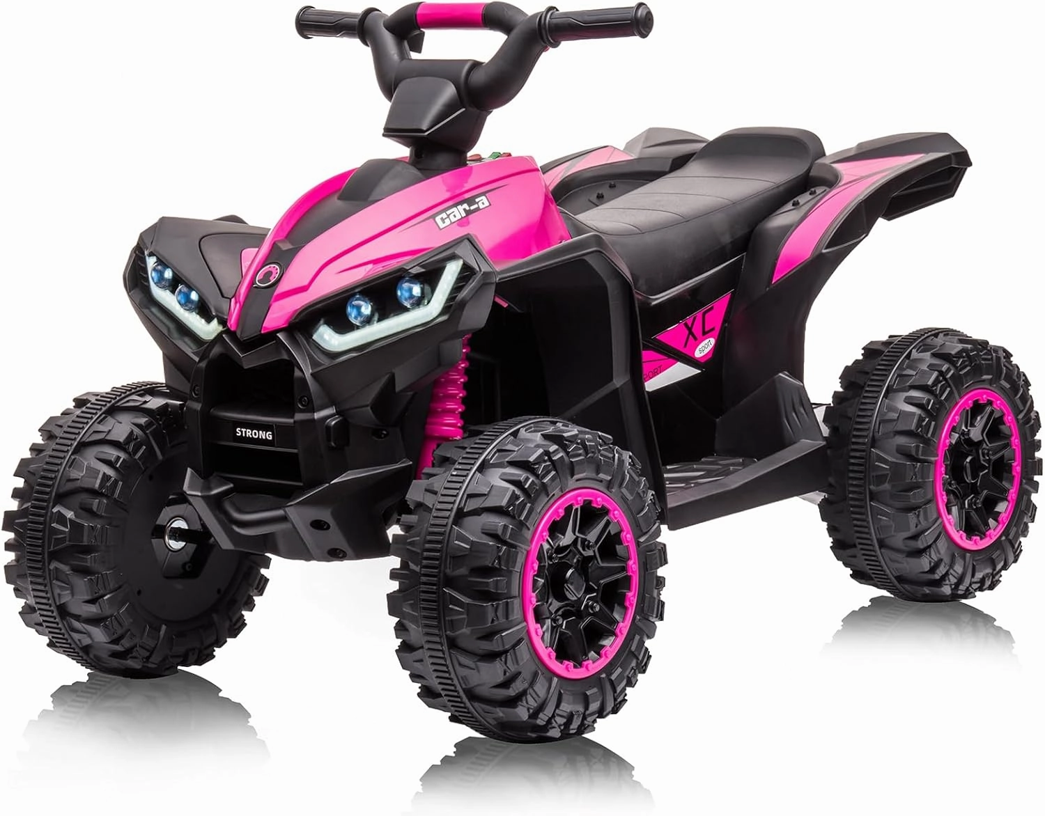 12V 7Ah Kids Electric Ride on Car, Battery Powered 4-Wheels Toy Car Electric Vehicle for Kids, 35W*2, Ride On Toys Car, Gift for Boys Girls