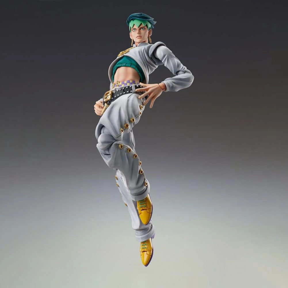 15cm Anime Figure Kishibe Rohan Action Figure Statue Model with Accessories, Face Changeable, Joint Movable, Parts Removable, PVC Handmade Collection Desktop Decoration Birthday Gifts