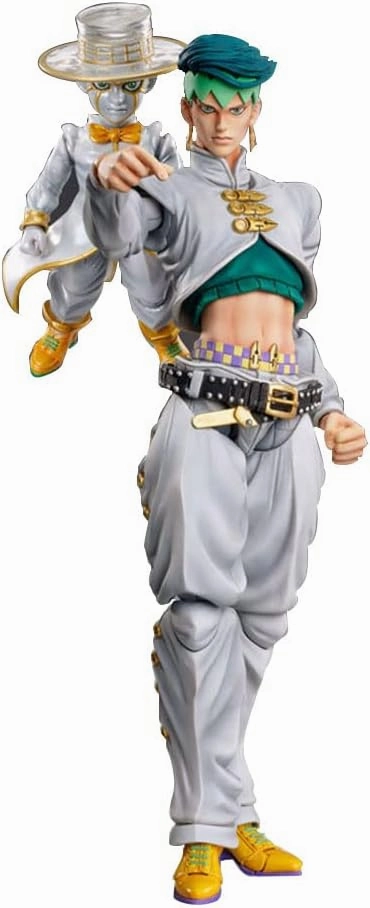 15cm Anime Figure Kishibe Rohan Action Figure Statue Model with Accessories, Face Changeable, Joint Movable, Parts Removable, PVC Handmade Collection Desktop Decoration Birthday Gifts