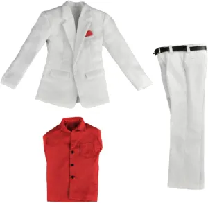 1/6 Scale Male Action Figure Outfit Complete Set for 12" Dolls with Coat and Pants