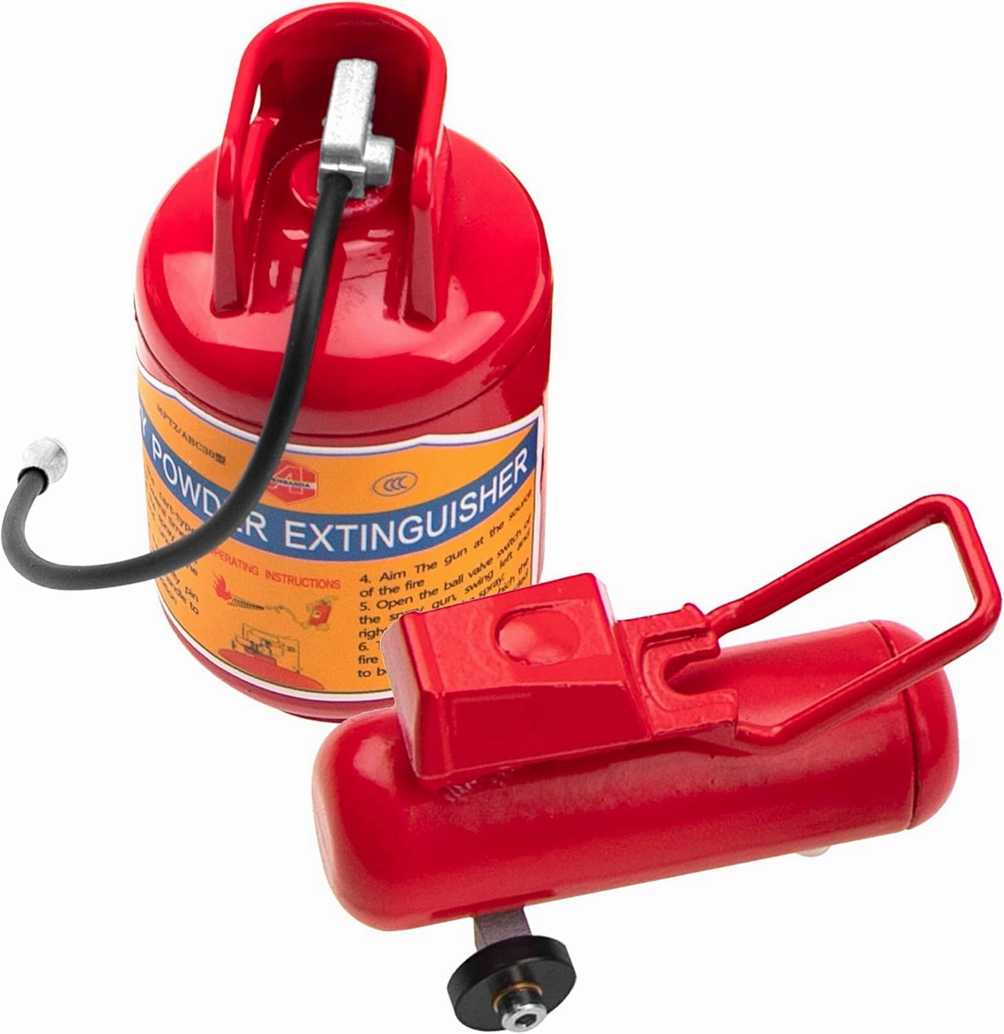 1/10 RC Simulation Metal Air Pump & Mini Gas Tank Decoration Accessories Compatible with Traxxas TRX-4 Tamiya CC01 Axial SCX10 II D90 Redcat Gen8 Gen7 1/10 RC Crawler