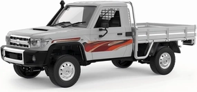 1:14 RC Drift Car with LED Headlights, High and Low Speed Gear Switching, Front Wheel Camber Adjustment, Realistic RC Trucks for Adults (Receiver White)