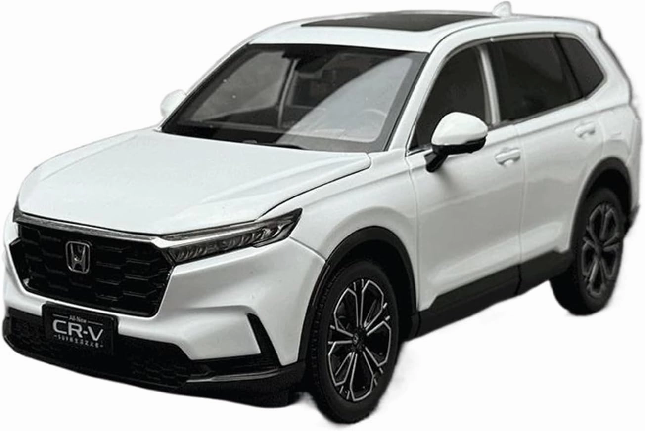 1:18 for Honda CR-V CRV SUV Alloy Car Model Static Display Collectible Souvenir Decration Mini Simulation Toys(White)