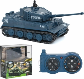1:72 Mini RC Tank Car – 2.4GHz Remote Control Military Armored Vehicle with 360° Rotating Turret, Realistic Sound, Recoil, and Durable Tracks Perfect for Tank Battles & Simulation Games