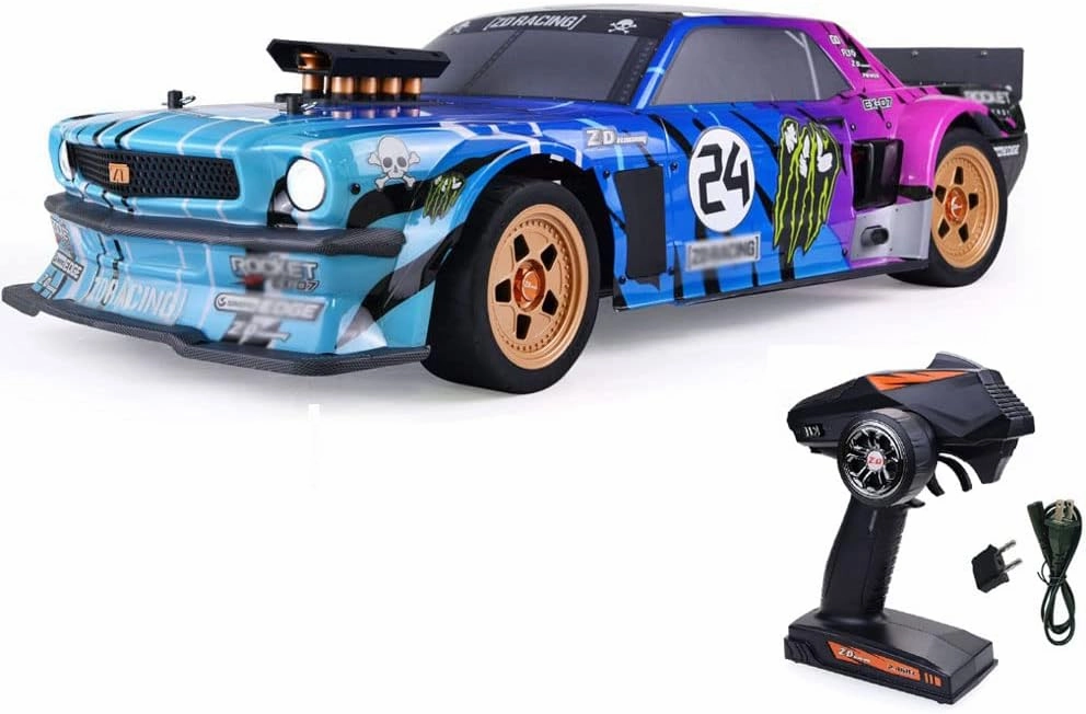 1:7 Large Size Off Road Remote Control Fast Racing Hobby Car, Hobbyist Grade 4×4 Brushless RC Car 130km/h High Speed Electric Monster Toy Vehicle Truck RC Drift Truck Model