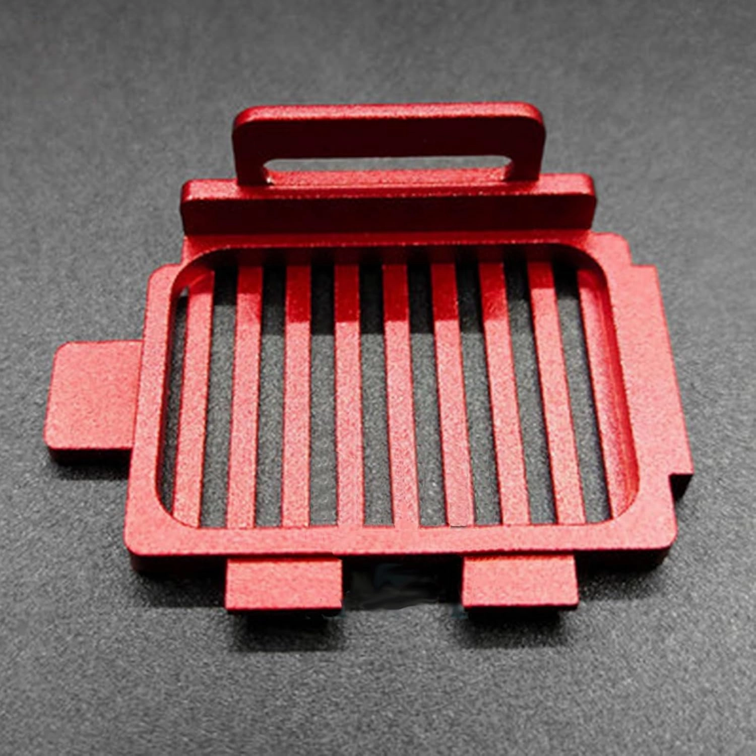 1 PCS Compatible with Mini-Z AWD MA020 Rc Car Motor Heat Sink Radiator Metal Upgrade Part Servo Accessories(C3-3 Red)