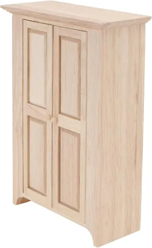 1pc Miniature Closet Decor Dollhouse Shelf Model Cute Charming Furniture Cabinet Ornament for Boys and Girls Play Home Decoration Miniature House Accessory