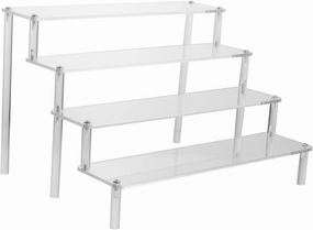 1pc Acrylic Display Stand Nail Polish Shelf Clear Stand Clear Lipgloss Transparent Glasses Nail Polish Rack Display Shelf Simple Cosmetic Rack Nail Polish Stand Jewelry