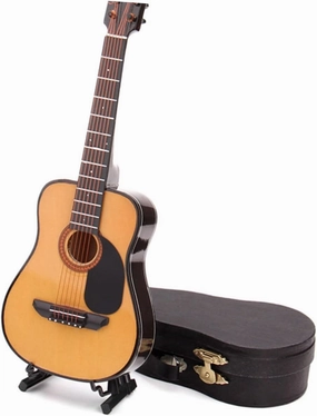 1pc Mini Guitar Decor Model Lifelike Household Decoration Teaching Aid Adorable Guitar Prop for Home Decor Photo Prop for Friends Family
