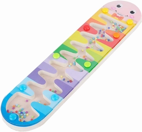 1pc Rain Sound Board Toy Shaking Instrument for Early Education and Auditory Development Lightweight and Portable Boy Girl Plaything for Home Park and School