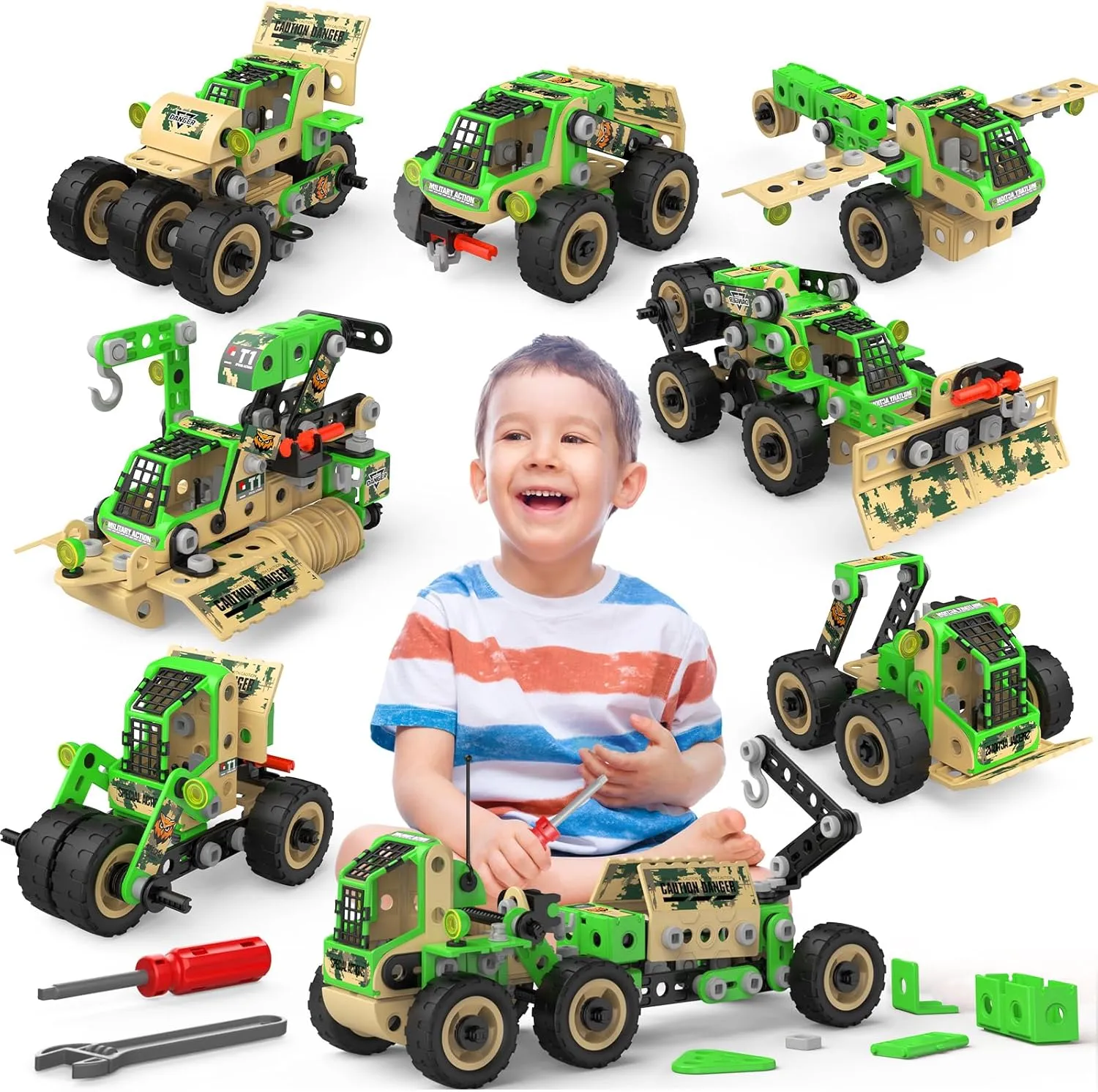 229PCS STEM Building Toys for kids Ages 4-8 5-7, STEM Toys for 5 6 7 8 9   Year Old Boys, Educational Building Toys for Kids, Construction Set Erector Sets STEM Projects Birthday Gifts for Kids