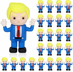 25pcs Donaldtrumps Figure,Mini Little People 2025 Toy Figure,Novelty Gifts for USA Supporters and Patriotic Americans,USA 2025 Bobblehead for Car Home Desk Party Decorations