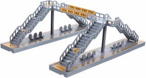 2 Sets DIY Footbridge Model Decoration for Sand Table Multi Purpose Miniature Scenery Accessory Footbridge for Home Decor and Present Giving