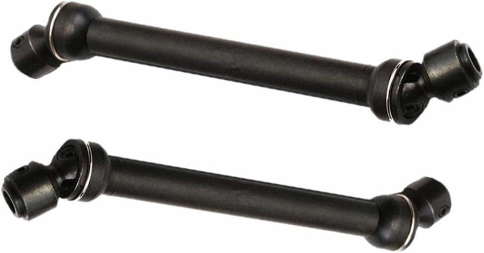 2pcs Drive Axle Transmission Shaft RC Car Part - Stainless Steel, for 1/10 Scale Climbing Cars - Adjustable Length 105-150mm