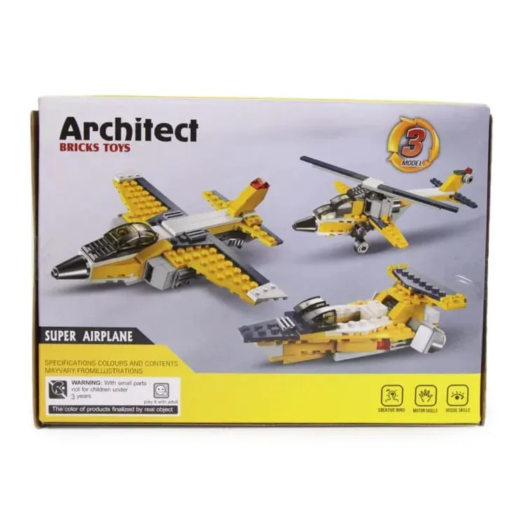 3 in 1 Model Architect Brick Toys Building Blocks - Super Racer