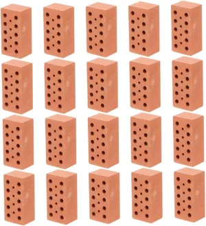 30pcs Miniature Bricks for Crafts Versatile DIY Fake Brick Model for Dollhouse Decoration Interactive Building Fun for Creating Structures from Houses to Castles