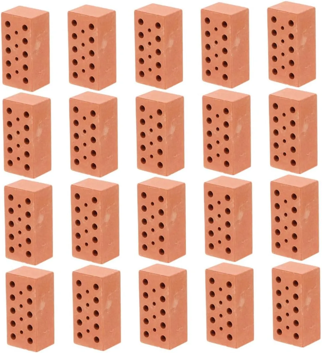 30pcs Miniature Bricks for Crafts Versatile DIY Fake Brick Model for Dollhouse Decoration Interactive Building Fun for Creating Structures from Houses to Castles