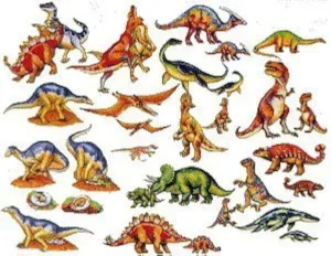 31 Dinosaurs Felt Figures for Flannelboard Stories Precut Ready to Use