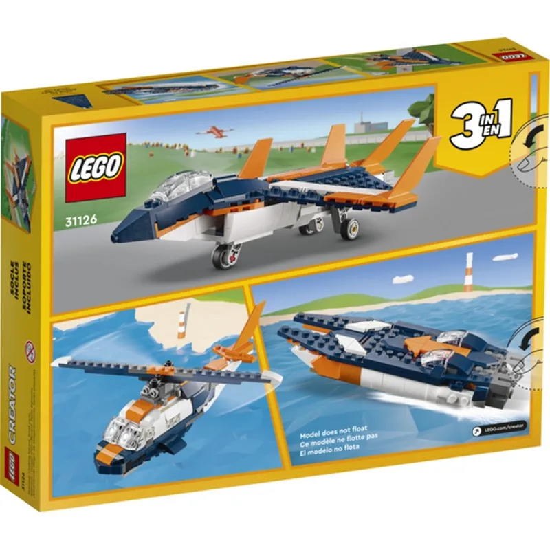 31126 LEGO® Creator 3in1 Supersonic-jet