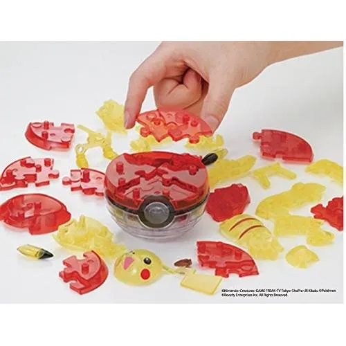 3D Pikachu & Poké Ball  Jigsaw Puzzle 61 Pieces CP3-019