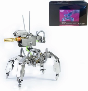 3D Metal Puzzle Future Mech Model for Adults, DIY Mecha Model Kits Building Blocks with Tool Kit to Build, 3D Metal Model Kits Gifts for Men Teens - 200 Pcs