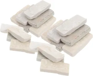 40pcs Miniature Red Bricks for Dollhouse Fish Tank and Landscape Decoration Realistic Simulation Bricks for DIY Craft Projects Compact and Durable for Bonsai and Micro Landscapes