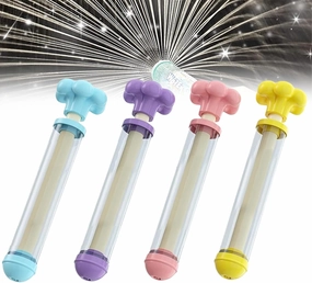 4 PCS Firework Water Gun, Firework Water Guns for Pool Parties, High-Pressure Pull-Out Sprinkler Toy, Beach & Backyard Fun, Interactive Pool Game for Family and Friends