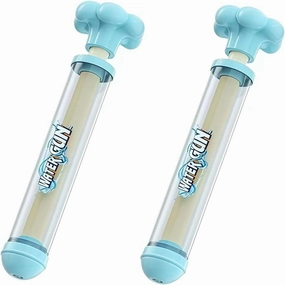 4 PCS Firework Water Gun, Firework Water Guns for Pool Parties, High-Pressure Pull-Out Sprinkler Toy, Interactive Pool Game for Family and Friends, Couple Games, Beach & Backyard Fun (2pc Blue)