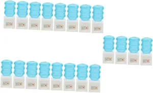 5sets Miniature Dollhouse Water Dispenser Cute Cartoon Design Desktop Decor for Home Scene Adorable Water Cooler Dispenser Model for Teens 4pcs*5