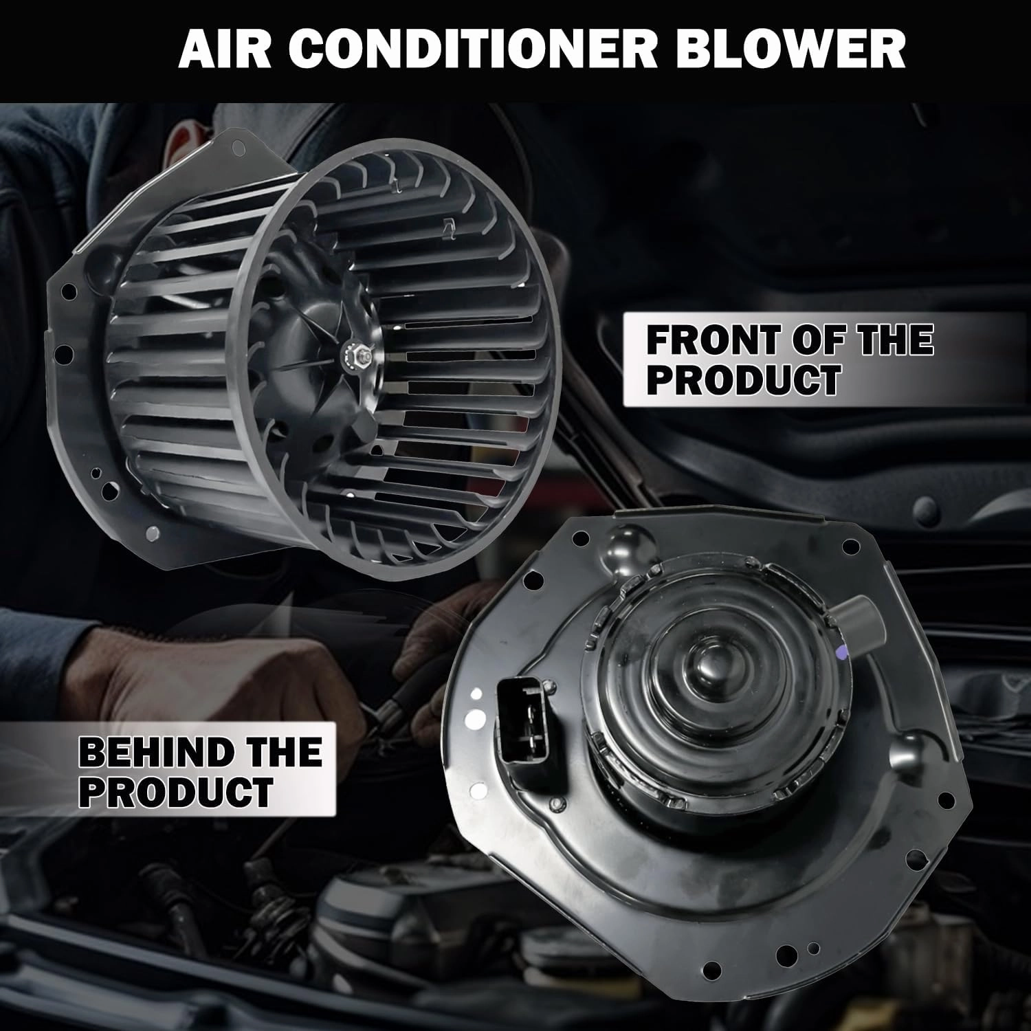 700092 Front AC Heater Blower Motor Fan Fit for Chevrolet Astro 1996-2005, for Chevy Blazer 1995-2002, S10 Pickup 1994-2004, for GMC Jimmy Safari 1996-2005, Sonoma 1994-2004 19179474, 3010064