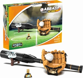 968Piece Baseball Building Set with Bat, Glove, Ball & Trophy - Interactive STEM Toy for Kids Ages 8 , Buildable Display & Play, Compatible with Major Brick Brands