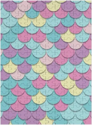 Abstract Fish Scale Cute Puzzles Jigsaw Puzzle 35/70/120/200/300/500/1000 Pieces Games Family Decor