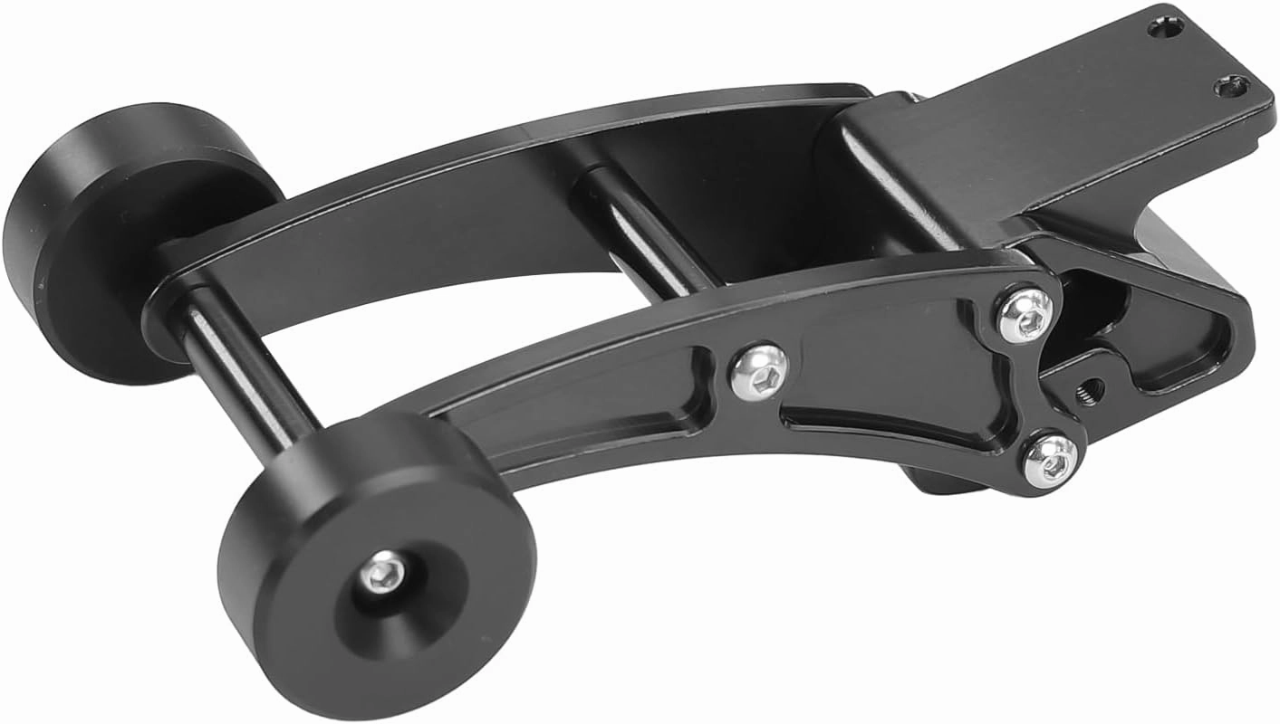 Adjustable Metal Wheelie Bar for 1/14 MJX Hyper Go 14210 14209 H14BM High Speed RC Brushless Remote Control Car Upgrades 14120 (Black)