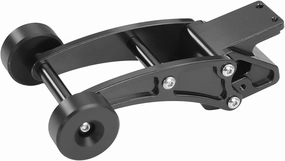 Adjustable Metal Wheelie Bar for 1/14 MJX Hyper Go 14210 14209 H14BM High Speed RC Brushless Remote Control Car Upgrades 14120 (Black)
