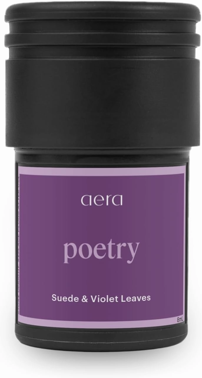 Aera Go Poetry Car Fragrance Scent Refill - Notes of Suede and Violet Leaves - Works with The Aera Go Diffuser for Car