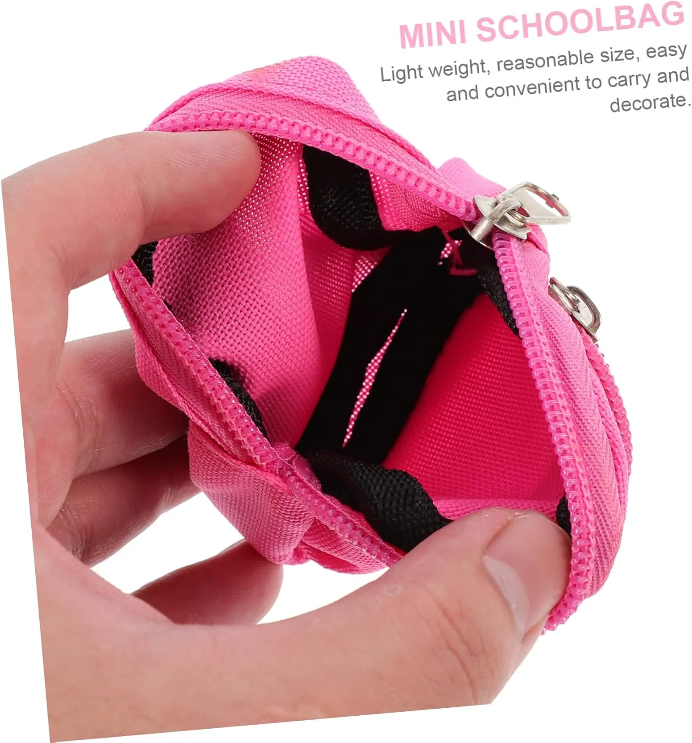 Alasum 8pcs Miniature Schoolbag Model Cute Dollhouse Accessory Portable Design for Dollhouse Decoration and Playtime Fun