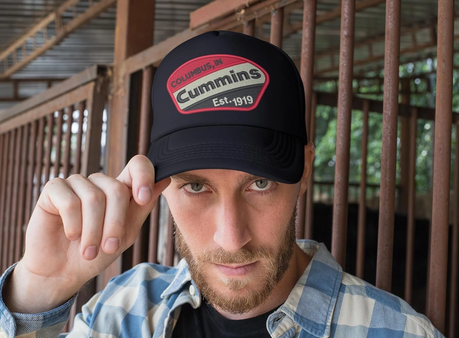 ALLNTRENDS Trucker Hat Cummins Engines Snapback Car Lovers Mesh Cap