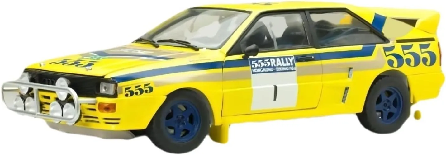 Alloy Resin Car Vehicle Model Fit for Audi Quattro A2#1 1 18 Alloy Pulling Force Racing Car Model Boutique Toy Gift Collection Festive Deluxe Gift
