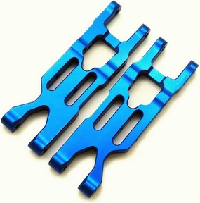 Aluminum Rear Suspension Arm Mutiple Hole Design Blue for Losi 1/18 Mini-T 2.0 Mini-B LOS214003