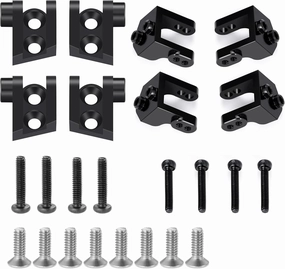 Aluminum Upper Shock & Lower Link Mount Fixed Set for Losi 1/18 Mini LMT 4WD 4X4 Brushed Monster RC Truck Upgrade Parts