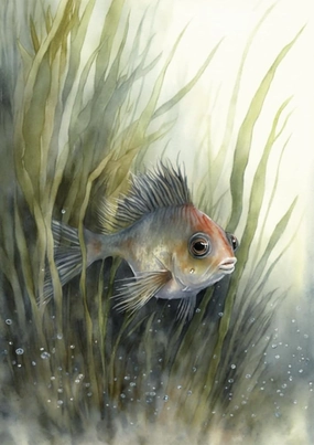 Animal Cute Fish 1000 Piece Jigsaw Challenging Puzzle Game for Adults Kids Decompressing Toy Holiday Party Gifts Puzzles as Home Decor