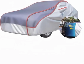 Anti-Hail Car Cover for Toyota Caldina 1992-2007, Waterproof All Weather Full car Cover, Multifunctional-Layer Thickened Cotton Automobiles for Rain Snow Sun Hail(Gray)