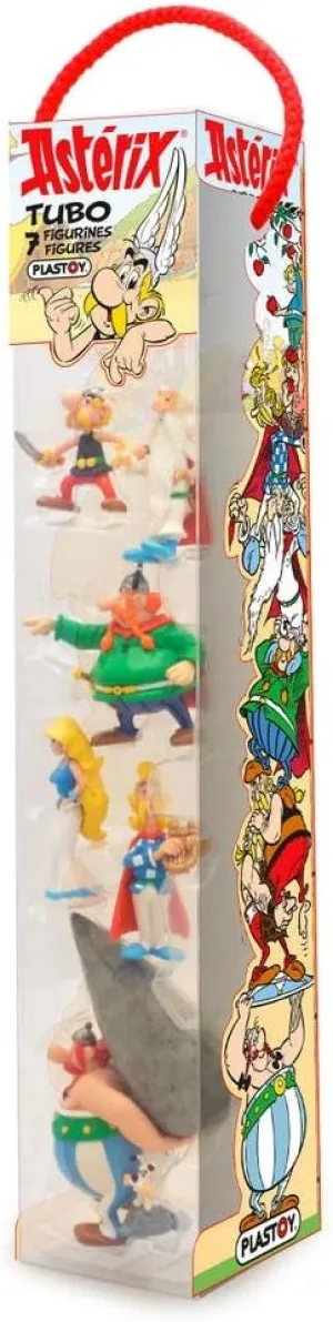 Asterix Movie 7 Pcs Action Figure Set Featuring Asterix, Obelix, Idefix, Panacea,Cacofonix,Panoramix, and Vitalstatistix