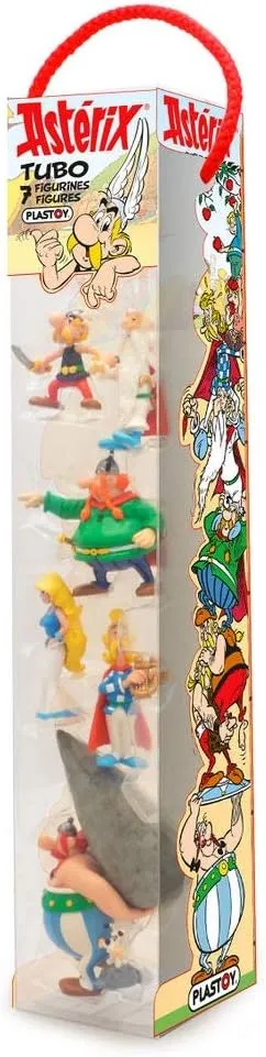Asterix Movie 7 Pcs Action Figure Set Featuring Asterix, Obelix, Idefix, Panacea,Cacofonix,Panoramix, and Vitalstatistix