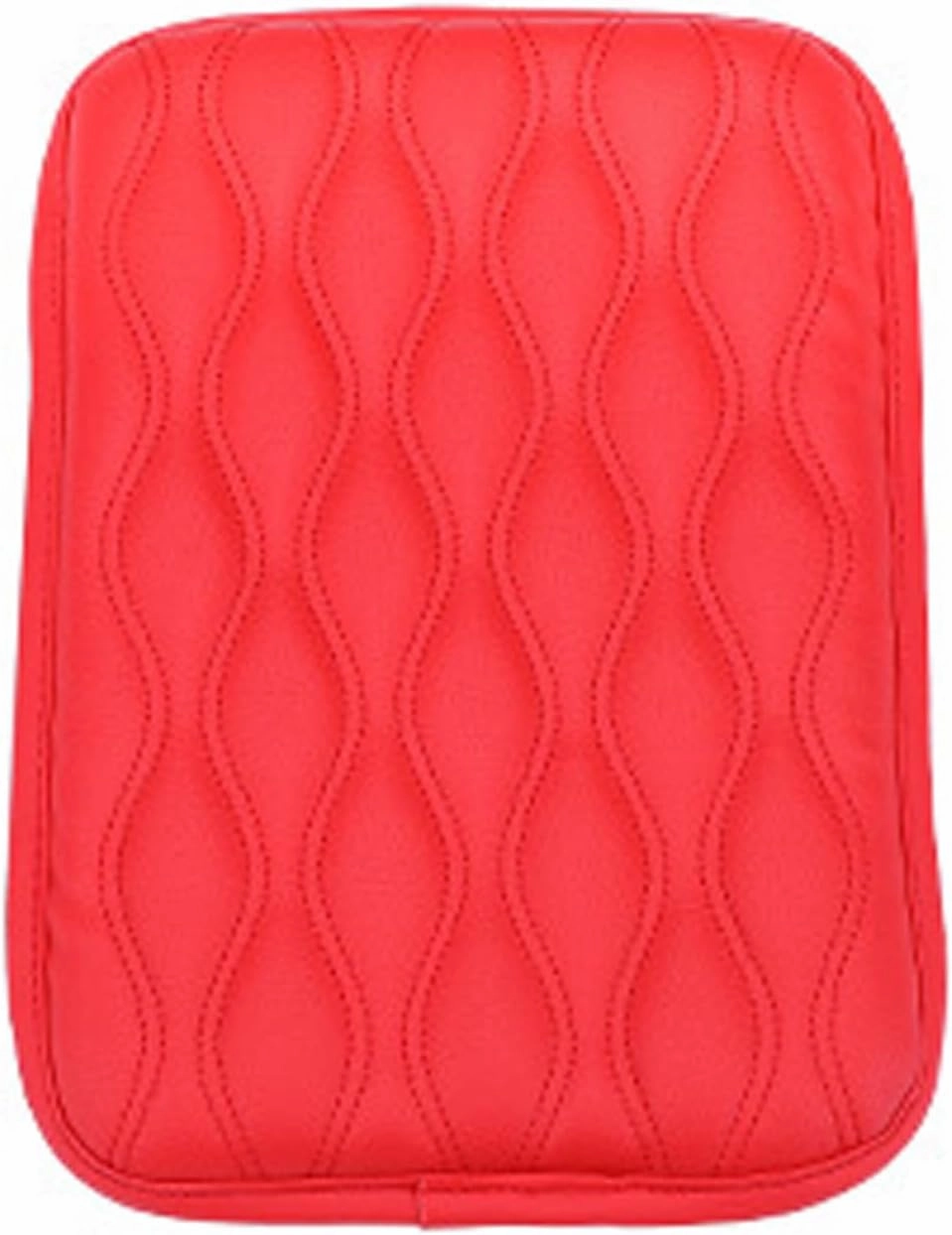 Automobile Armrest Covers for Citro?n Berlingo/Jumper/Jumpy/2CV/Nemo/Xantia/Xsara, Center Console Armrest Box Booster Cushion, Auto Console Pad, Interior Accessories,D-Red