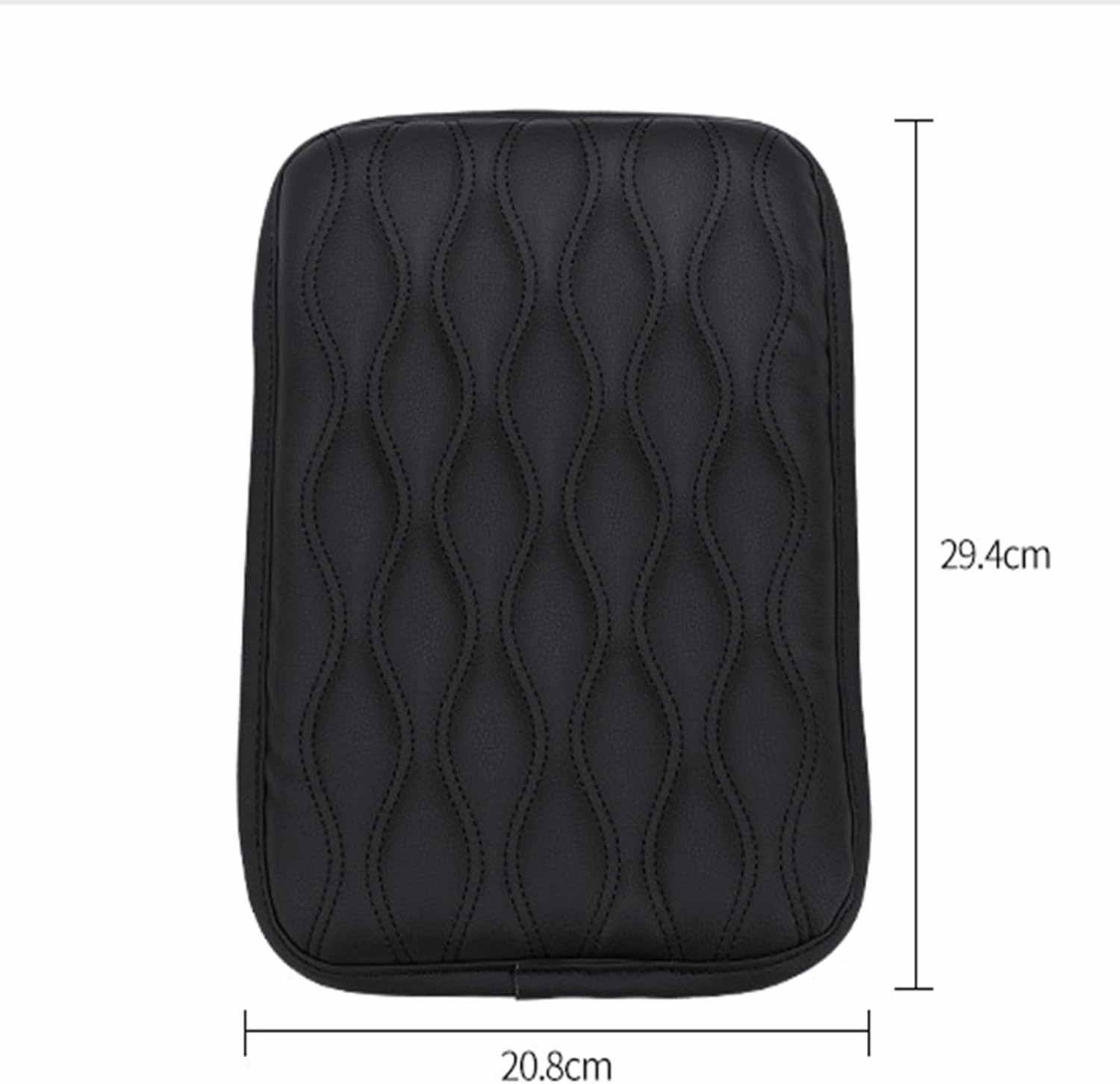 Automobile Armrest Covers for Citro?n Berlingo/Jumper/Jumpy/2CV/Nemo/Xantia/Xsara, Center Console Armrest Box Booster Cushion, Auto Console Pad, Interior Accessories,D-Red